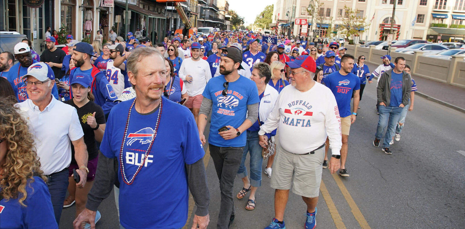 Buffalo Bills packers of NOLA Takeover Parade